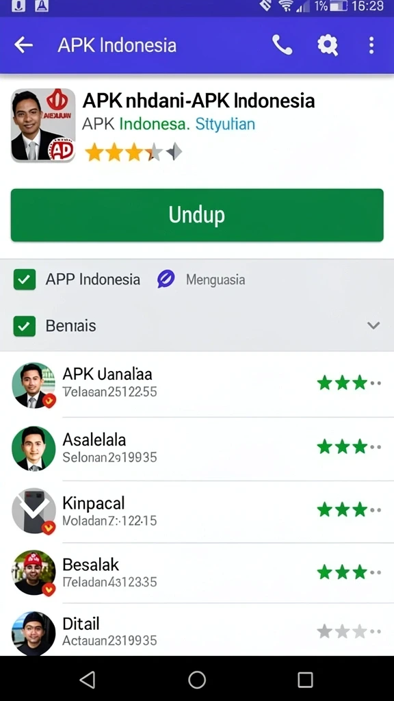 Tampilan utama aplikasi Review Aplikasi nv77 yang intuitif dan efisien.