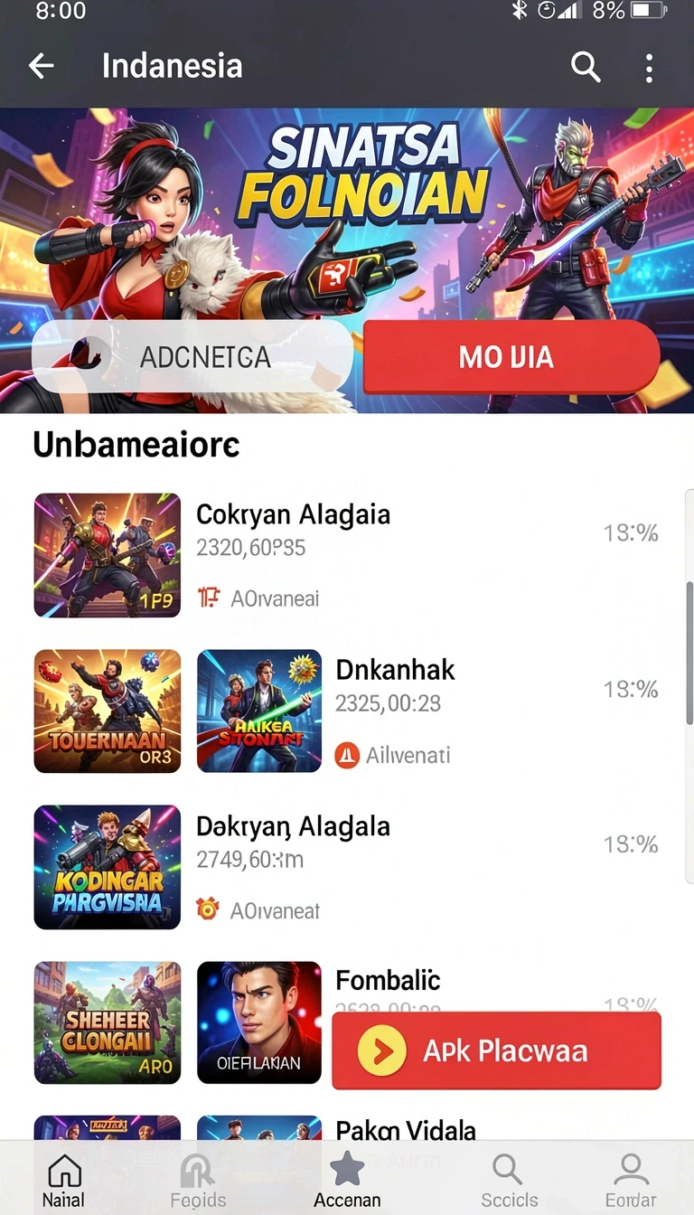 Tampilan utama aplikasi Review Aplikasi kaya33 yang intuitif dan efisien.